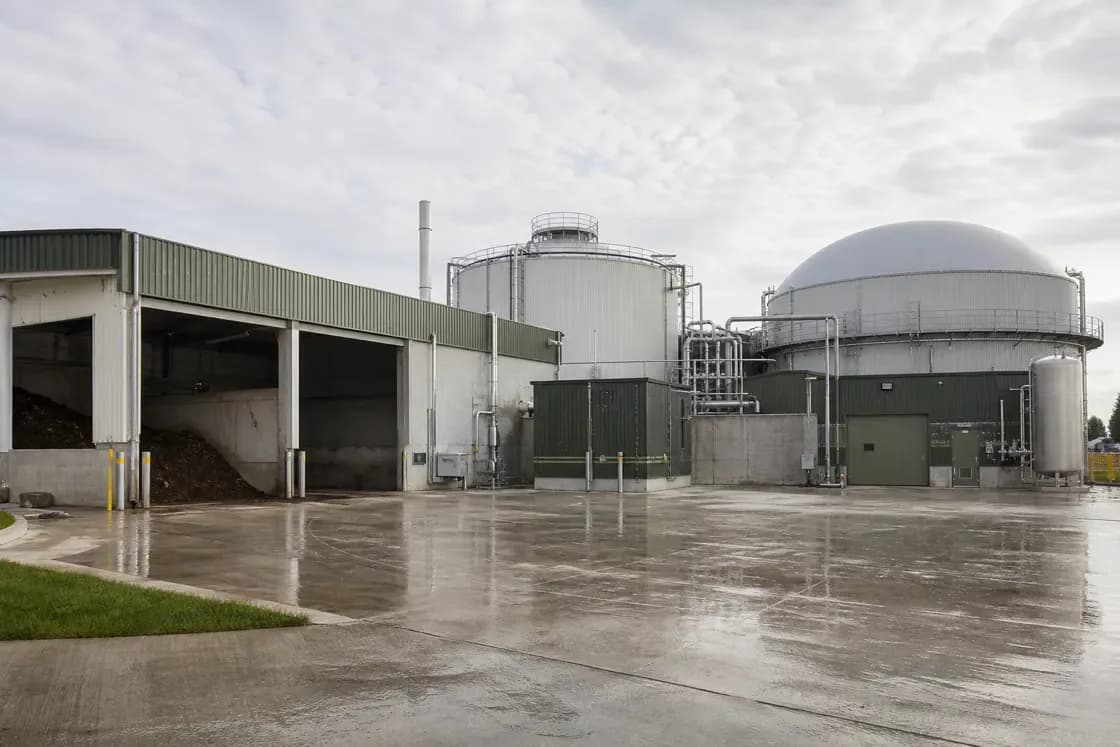 Food waste digestion facility