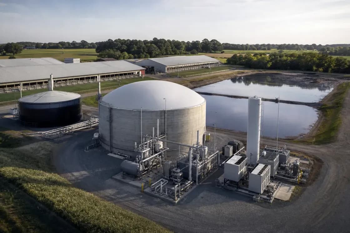 Dairy RNG facility